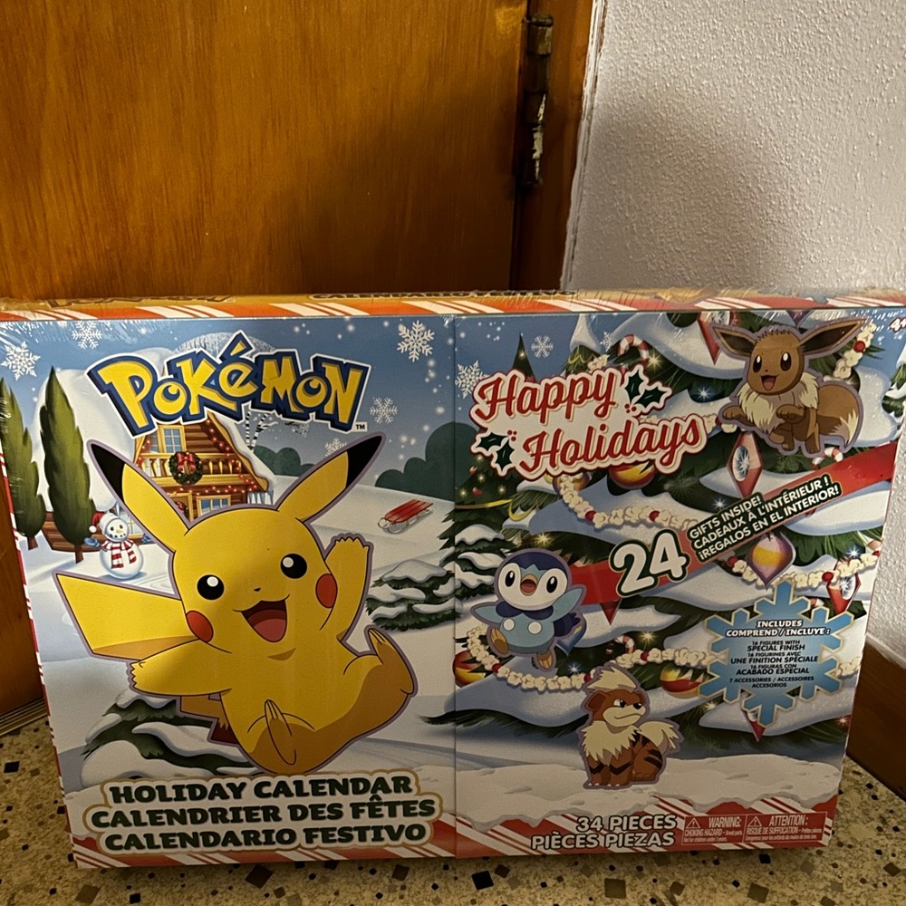 Pokemon advent calendar 34 pieces - Picture 1 of 4